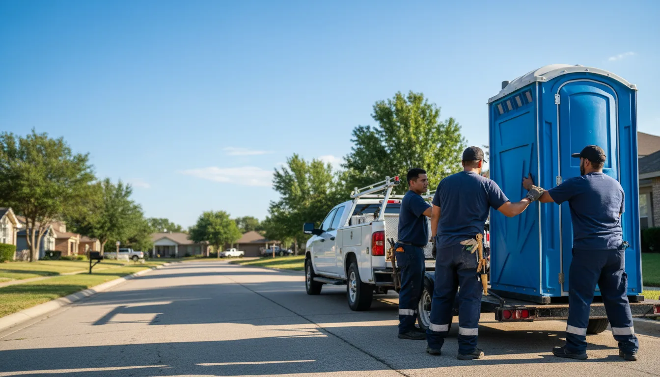 Portable Toilet Rental in Thornton, PA near me